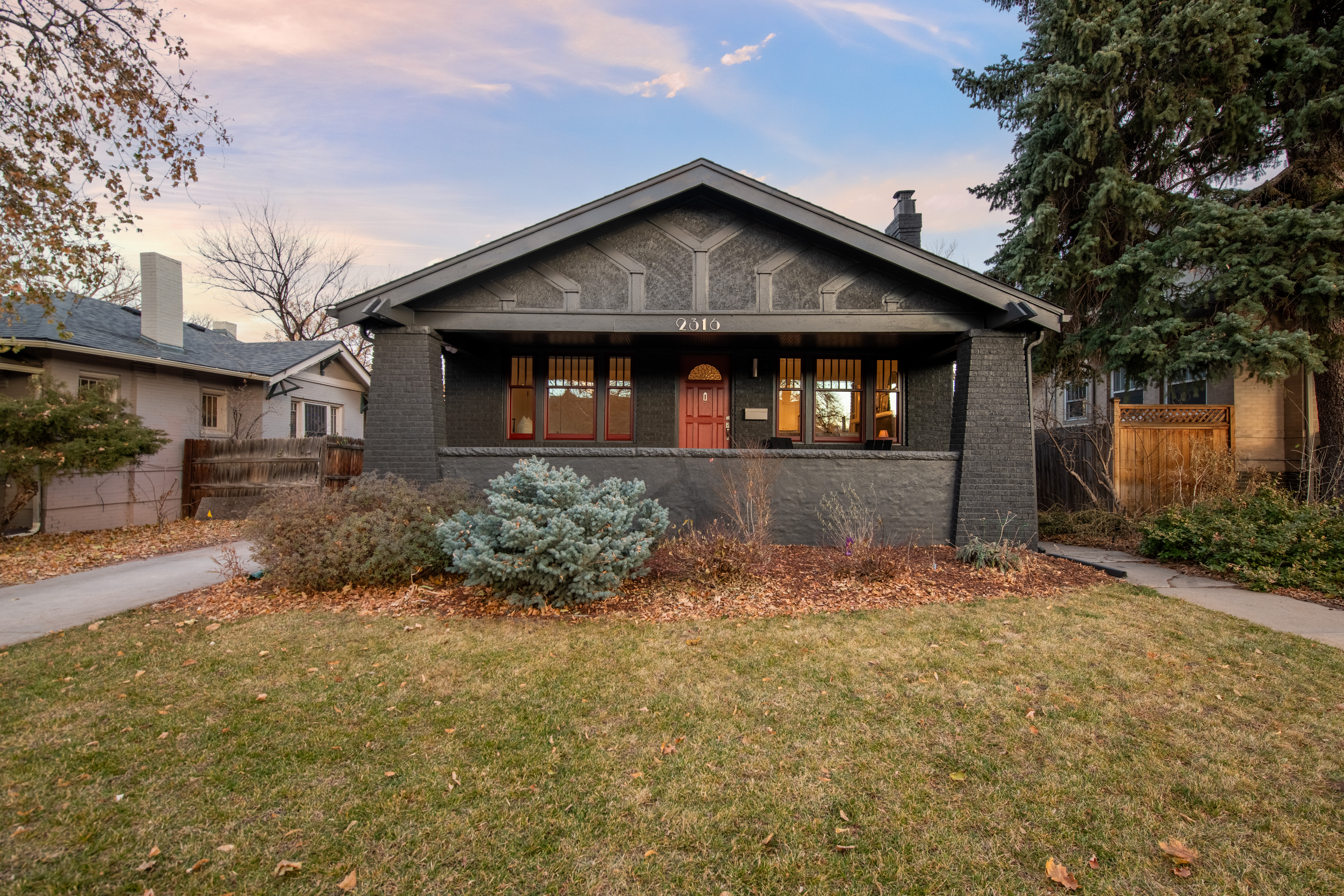 Luxury estate twilight